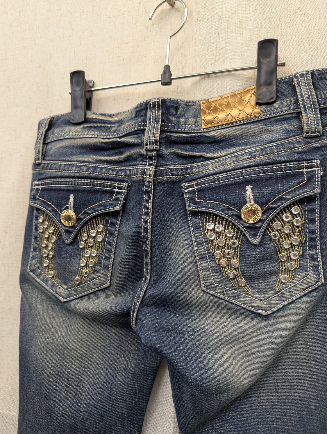 Hollis Denim 워싱 부츠컷 데님 청바지 상품이미지3