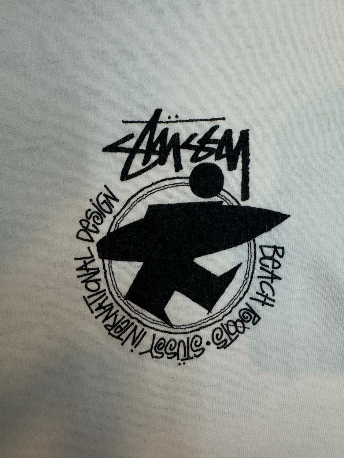 STUSSY 스투시 비치루트 티셔츠 (내추럴)-빅사이즈 상품이미지5