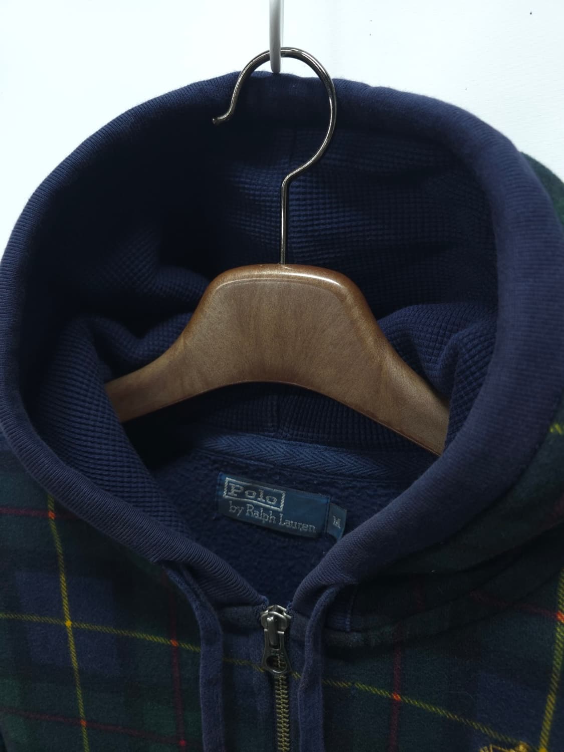 폴로 그린체크 양기모 후드집업 ( 여성66-66반 ) 상품이미지8