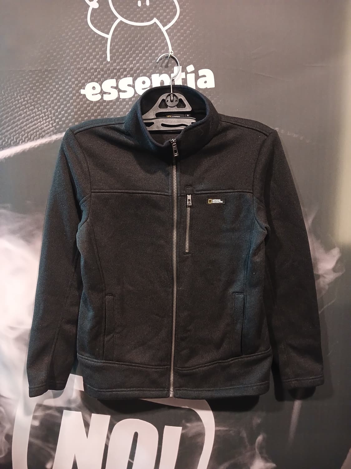 네셔널지오그래픽 니트 기모 풀집업 자켓 상품이미지1