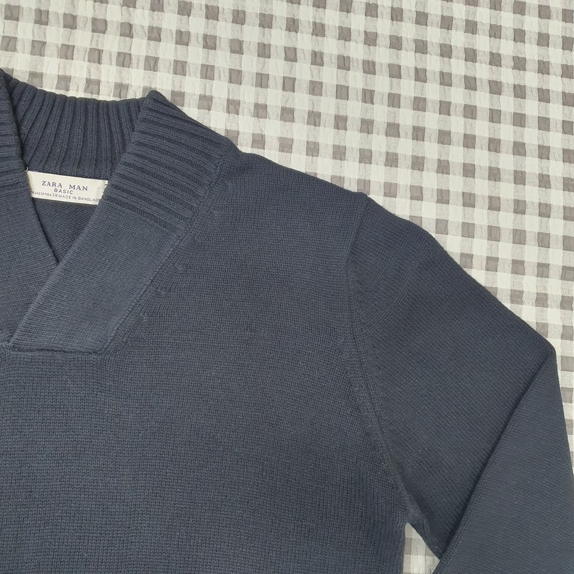 자라 브이넥 면니트 남자95 상품이미지3