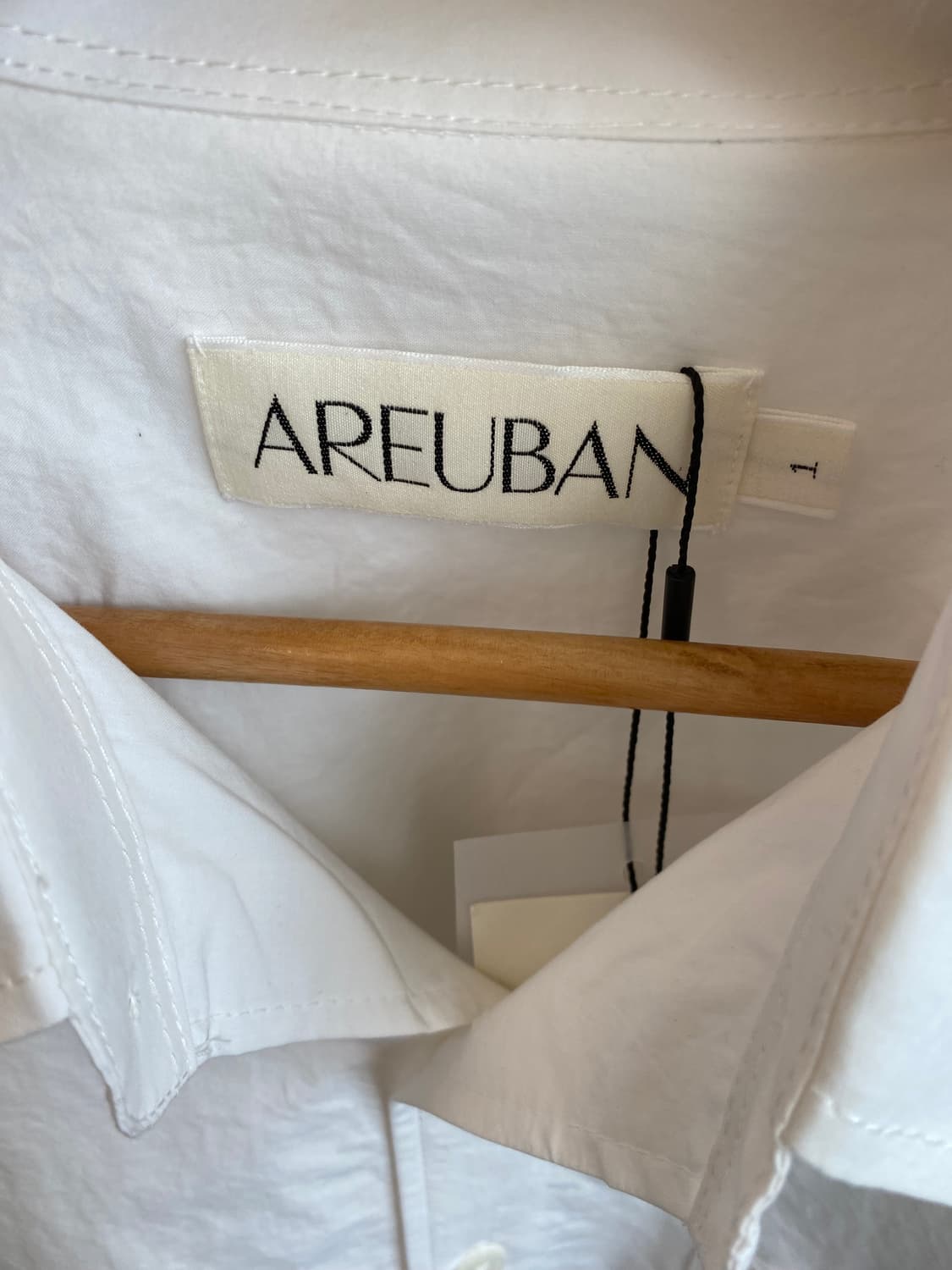 AREUBAN 화이브 오버핏 반팔셔츠(L/새상품) 상품이미지6