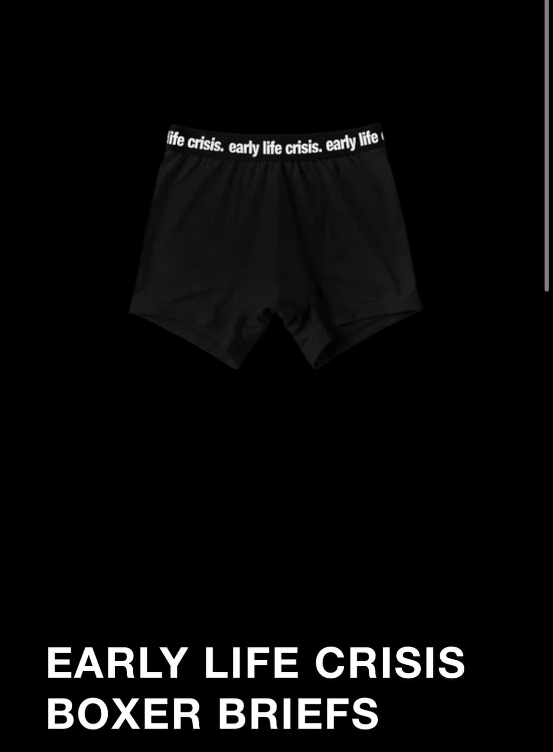넷스펜드 EARLY LIFE CRISIS BOXER BRIEFS 복서팬티 상품이미지1