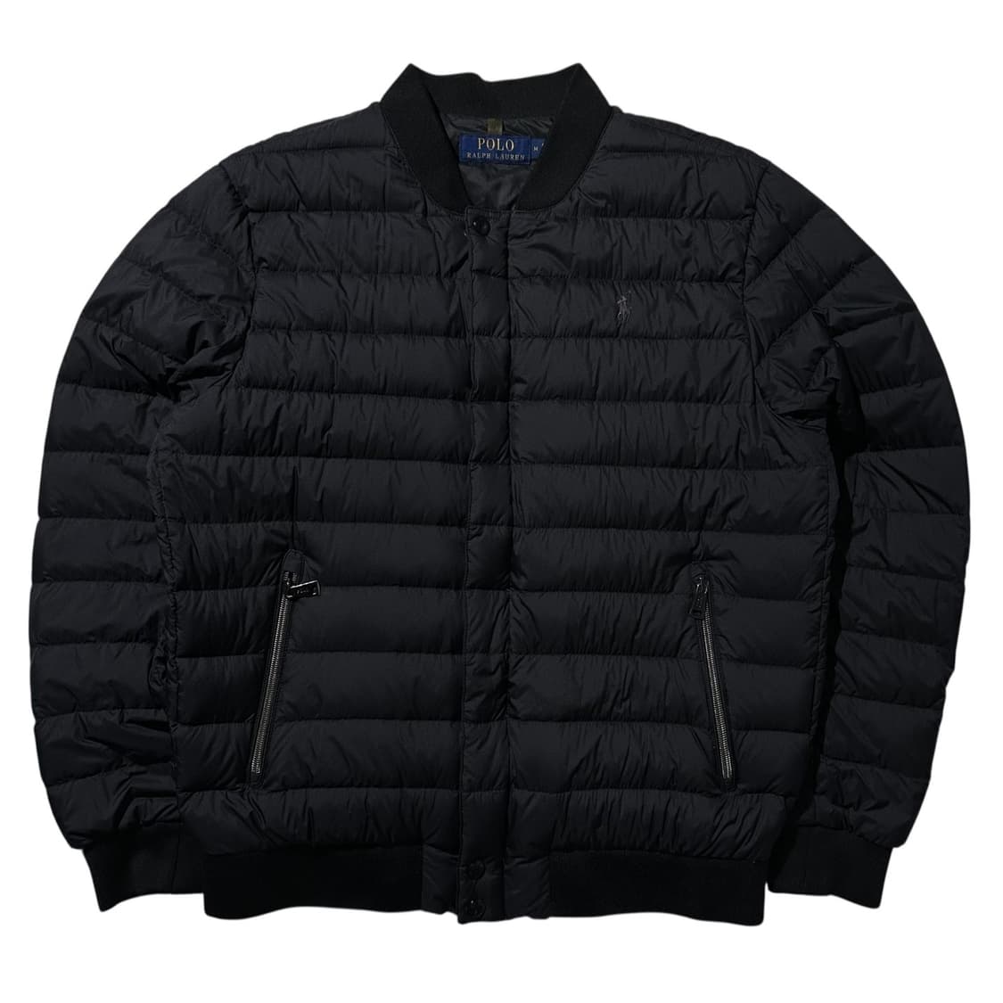 폴로 랄프로렌 덕다운 경량 패딩 블루종 자켓 블랙 상품이미지1