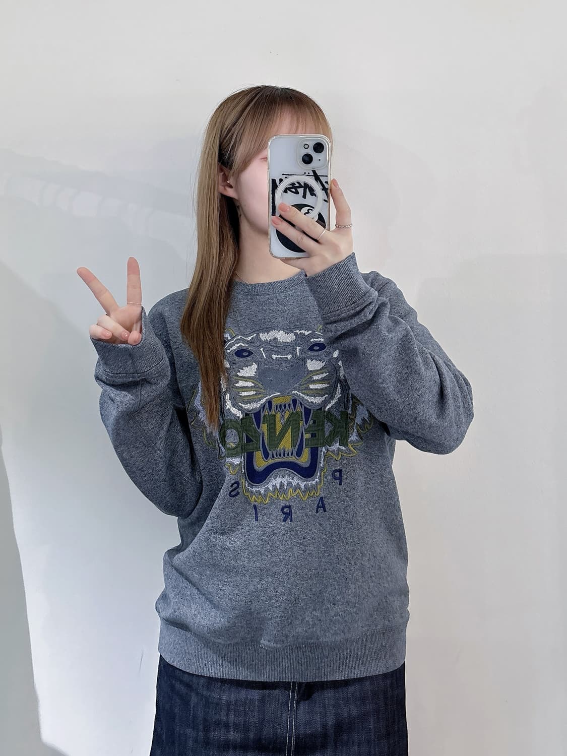 겐조 타이거 자수 맨투맨 상품이미지2