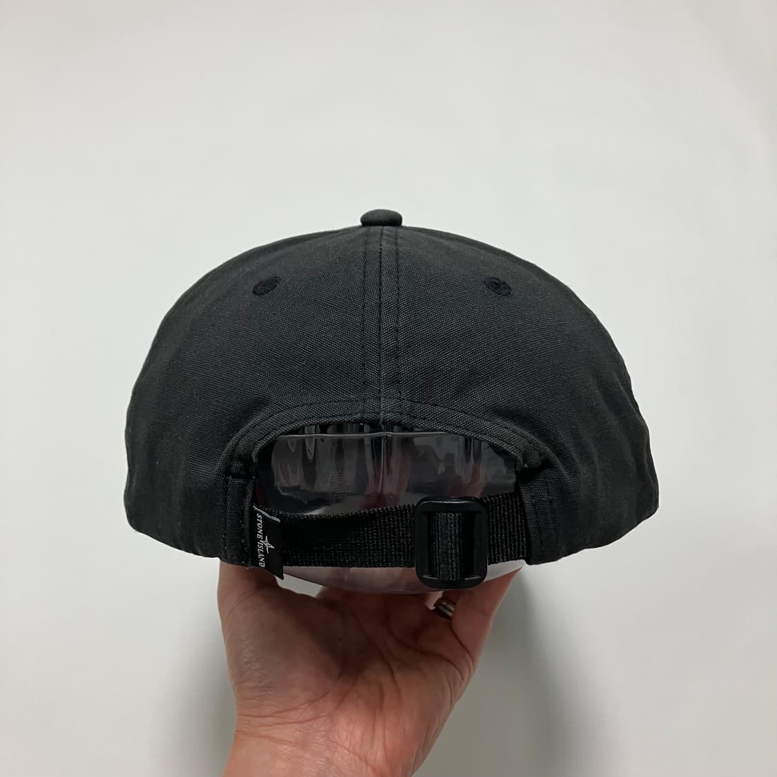 [Stone Island] 스톤아일랜드 로고 와펜 볼캡 모자 블랙 상품이미지4