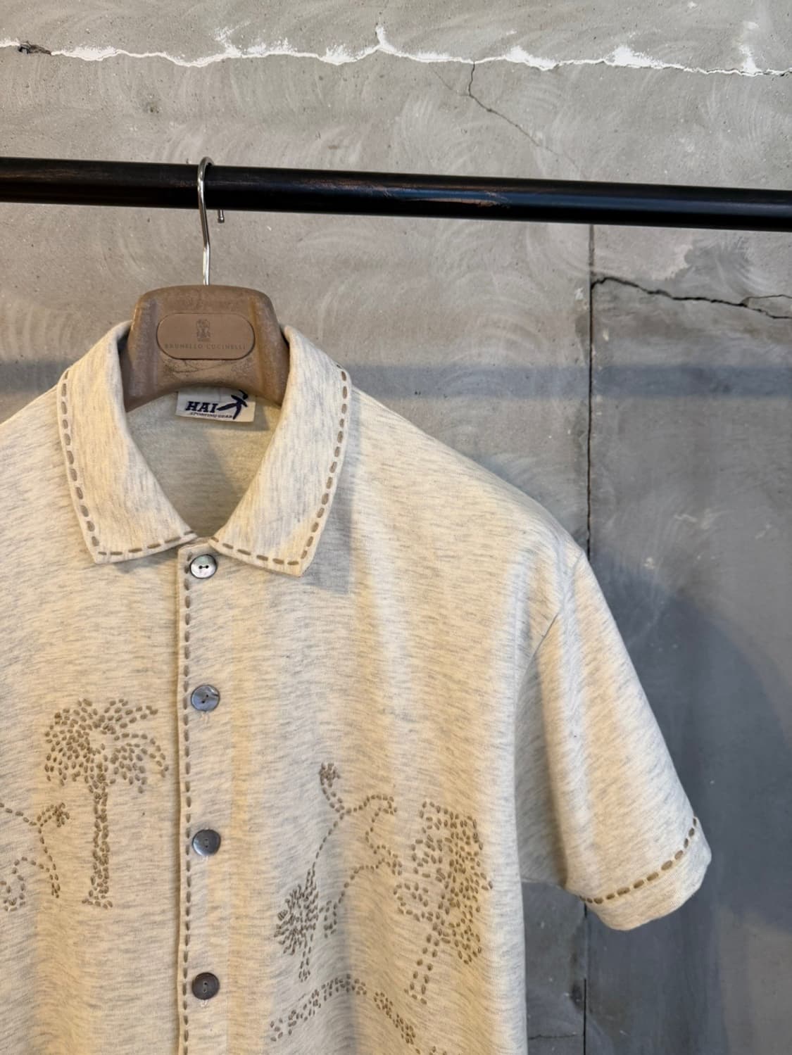 이세이 미야케 HAI 스포팅기어 오픈칼라넥 셔츠 100 상품이미지9