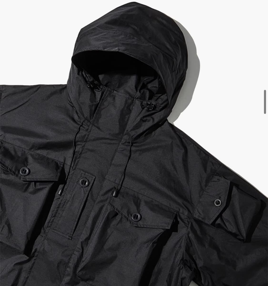 아웃스탠딩 3레이어 컴뱃 포켓파카 바람막이 자켓(블랙,3) 상품이미지2