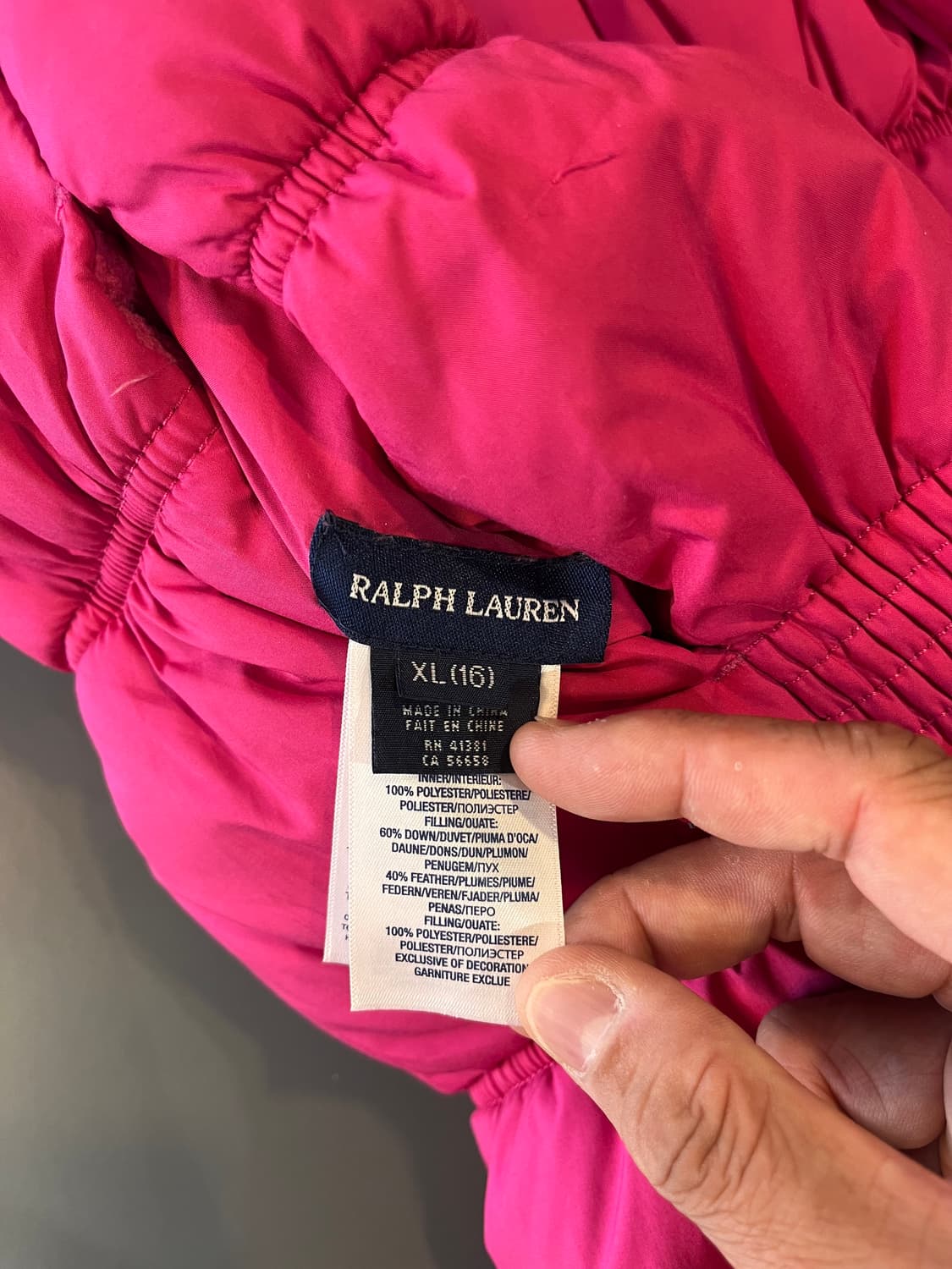 폴로 랄프로렌 리버시블 패딩 베스트 XL 상품이미지7