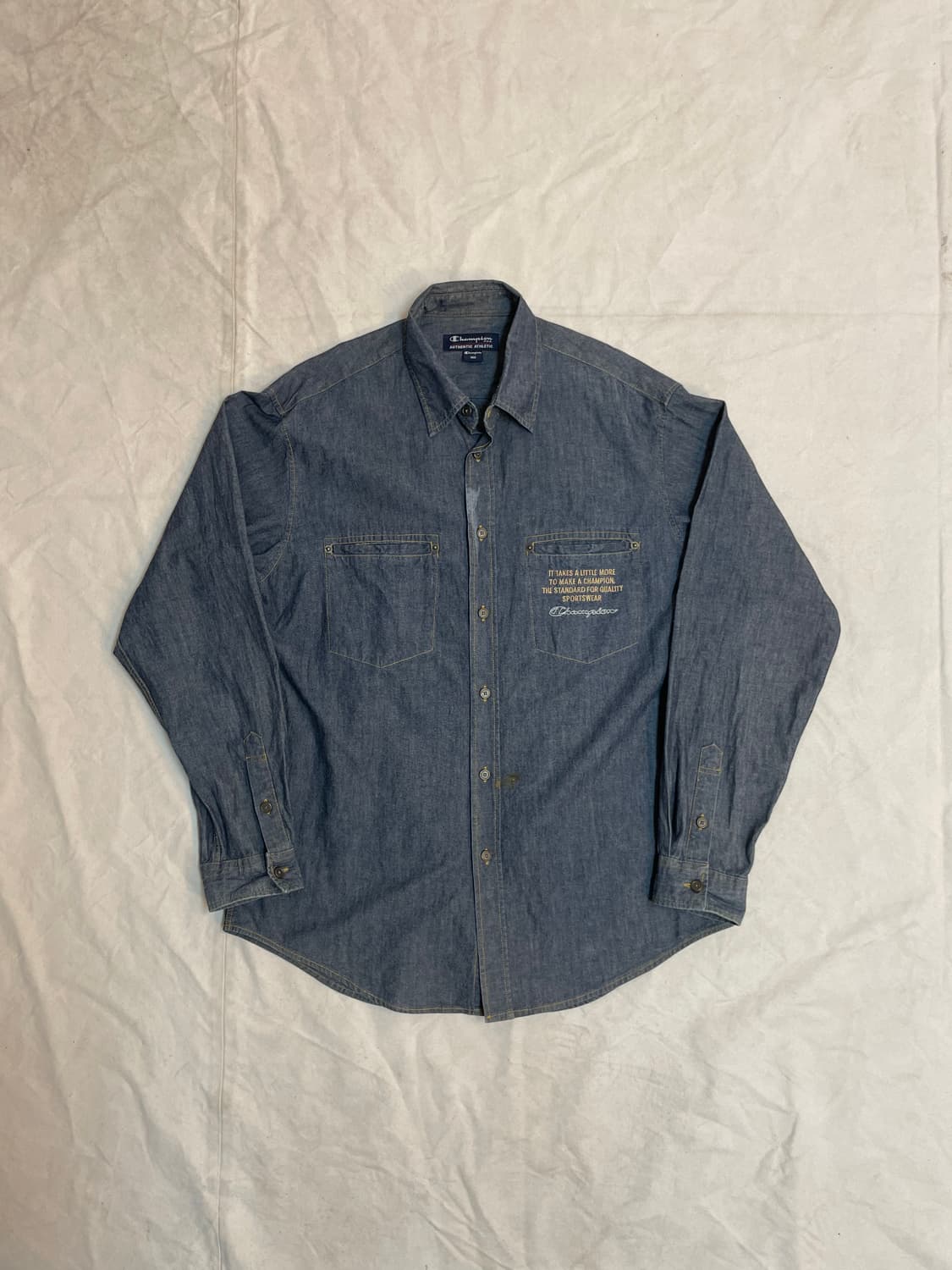 챔피언 데님 셔츠 상품이미지1