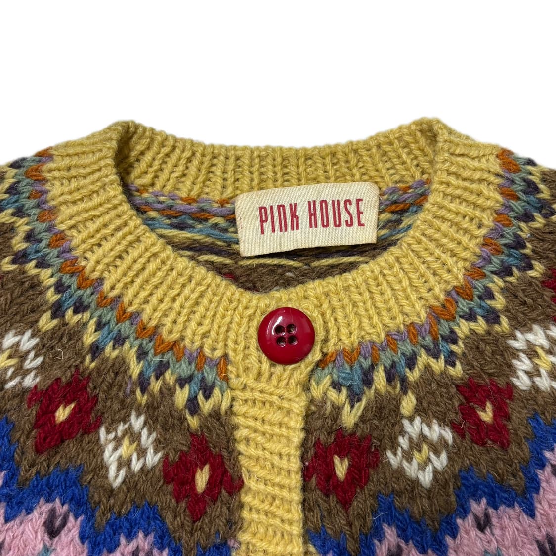 Pink House FairIsle Sweater 페어아일 가디건 상품이미지3