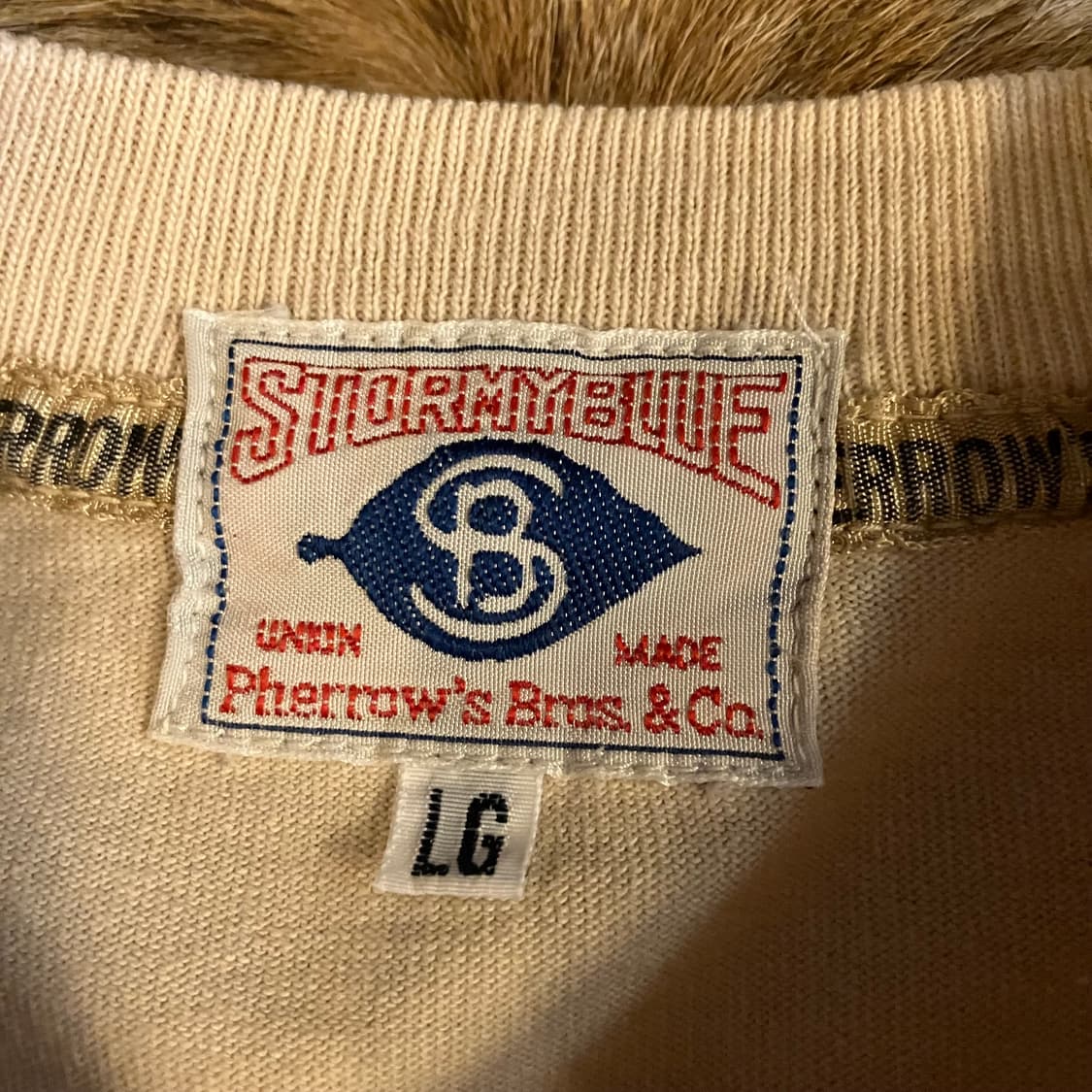 페로우즈 스토미블루 그래픽 하프셔츠 L 상품이미지6