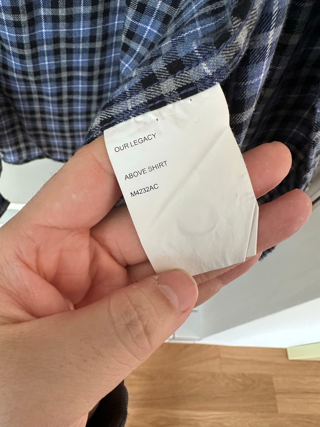 [48]아워레가시 어보브 켄트럴 체크 셔츠 상품이미지5