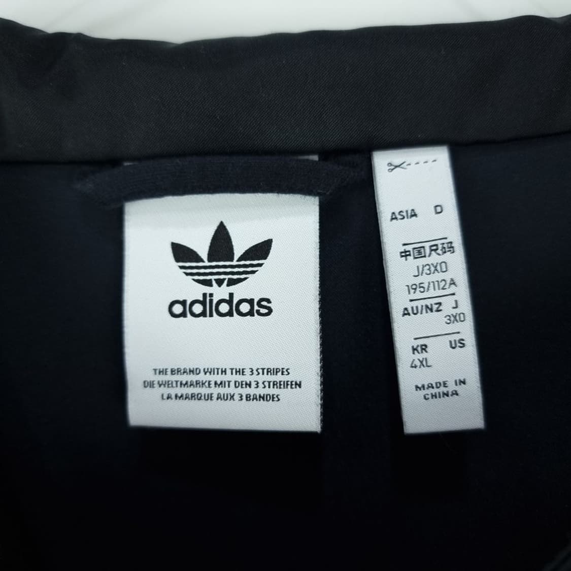 [아디다스] 사틴 파이어버드 져지 트랙탑 집업 자켓 블랙 M18901 상품이미지7