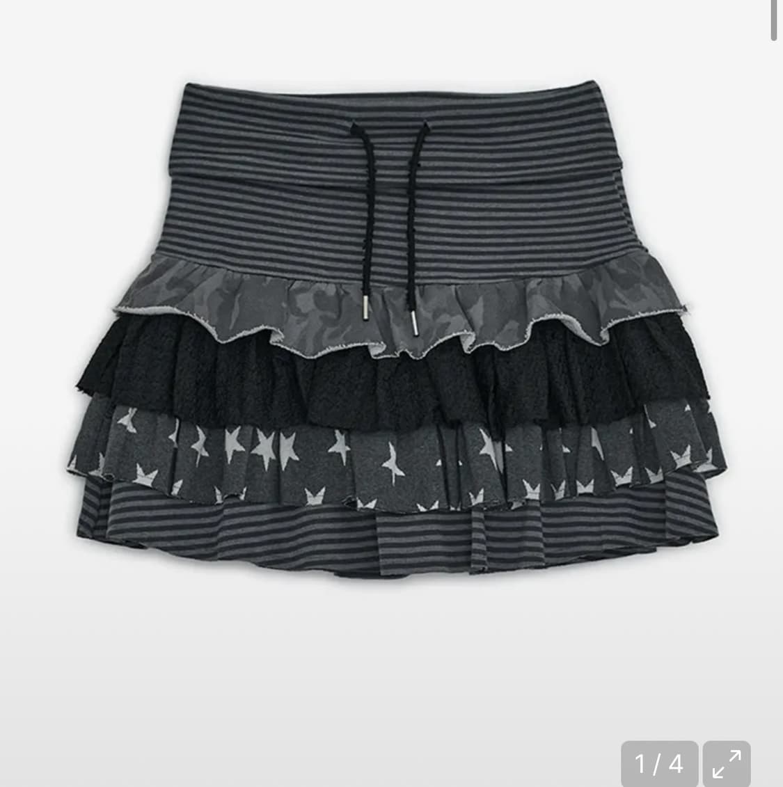 허그유어스킨 캉캉 레이어드 스커트 상품이미지1