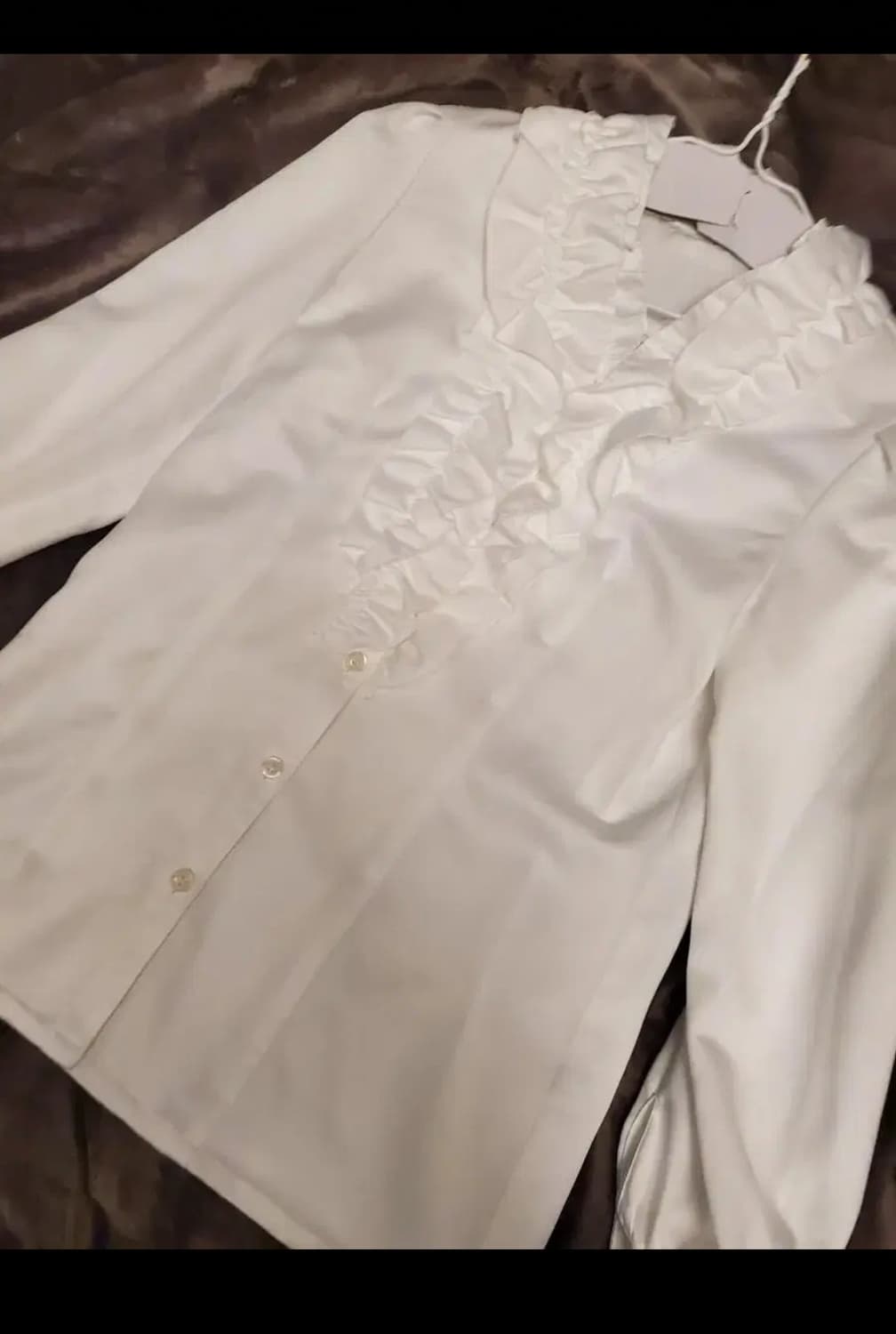 빈티지 프릴 블라우스 상품이미지1