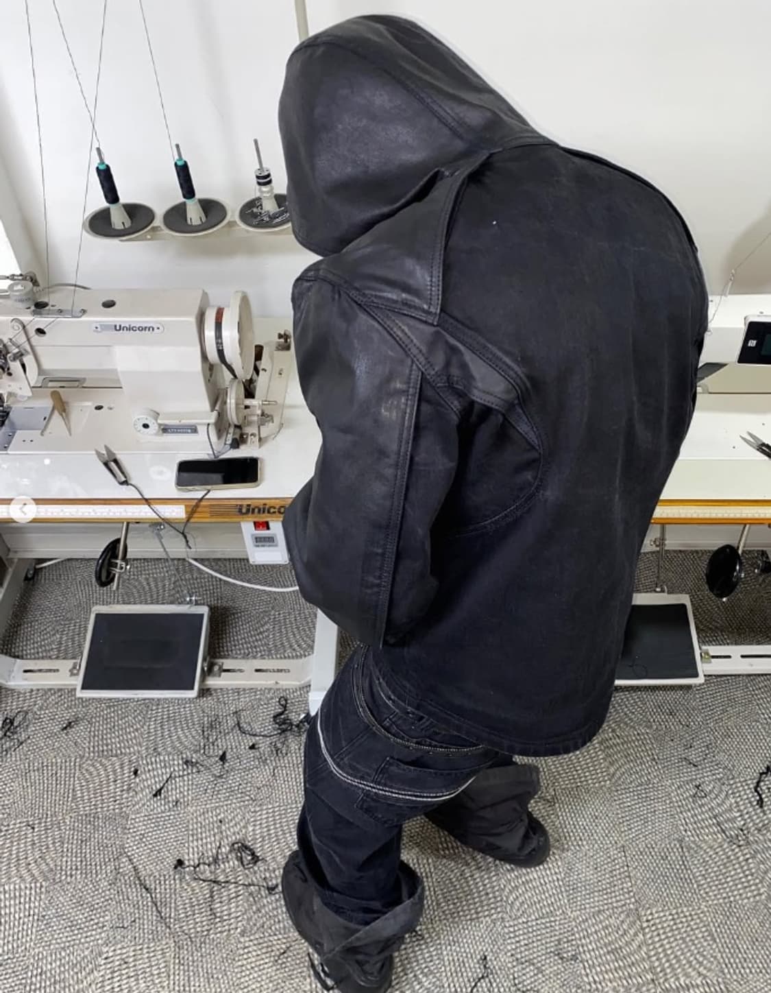 Icyto leather black jacket 상품이미지2