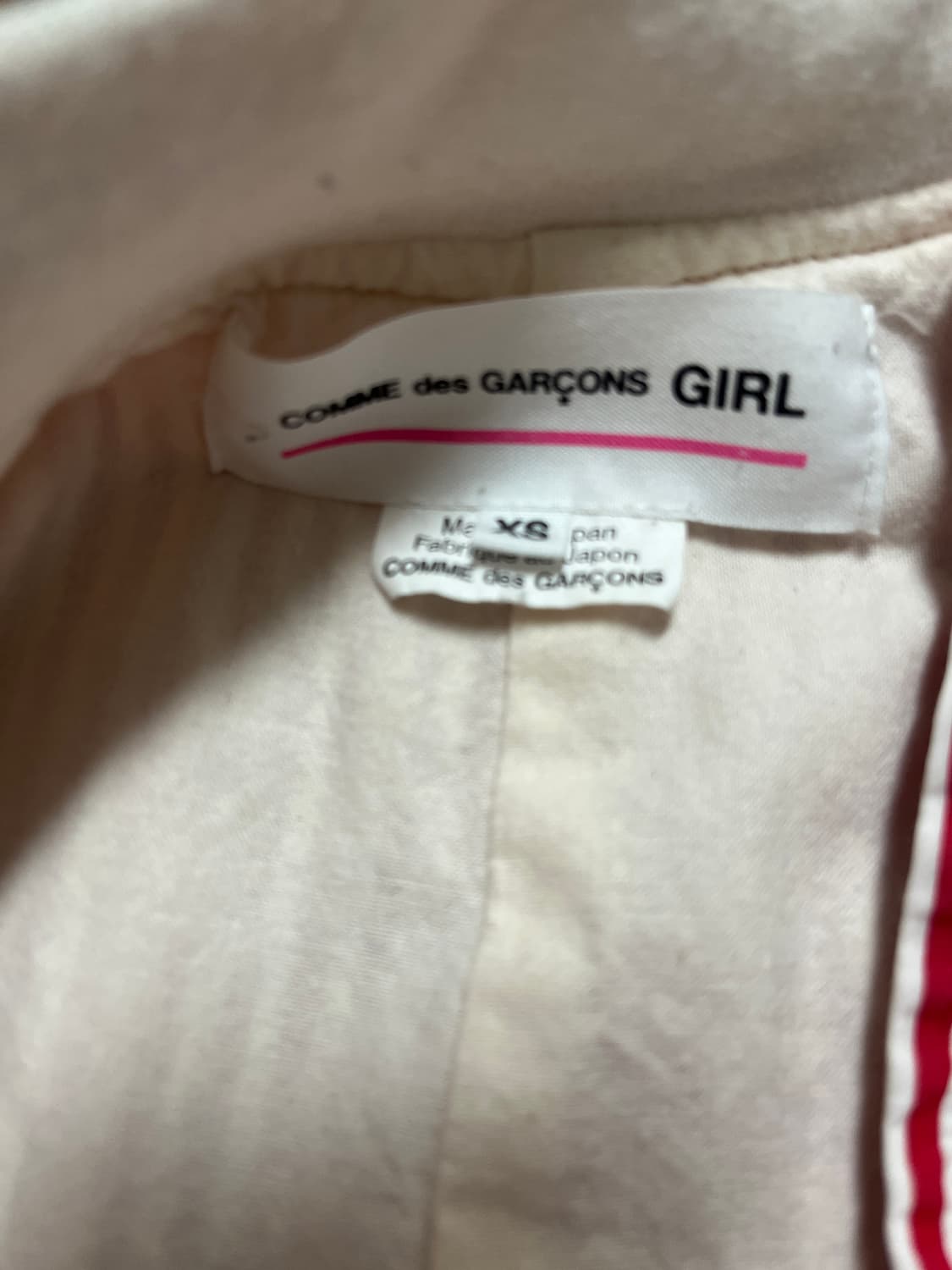 꼼데가르송 걸 스트라이프 블루종 상품이미지2