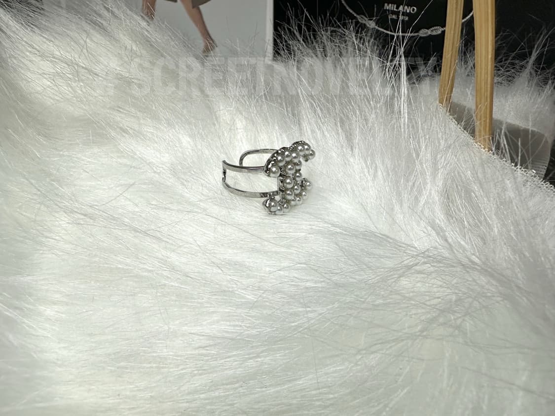 샤넬 진주 반지 실버 상품이미지8