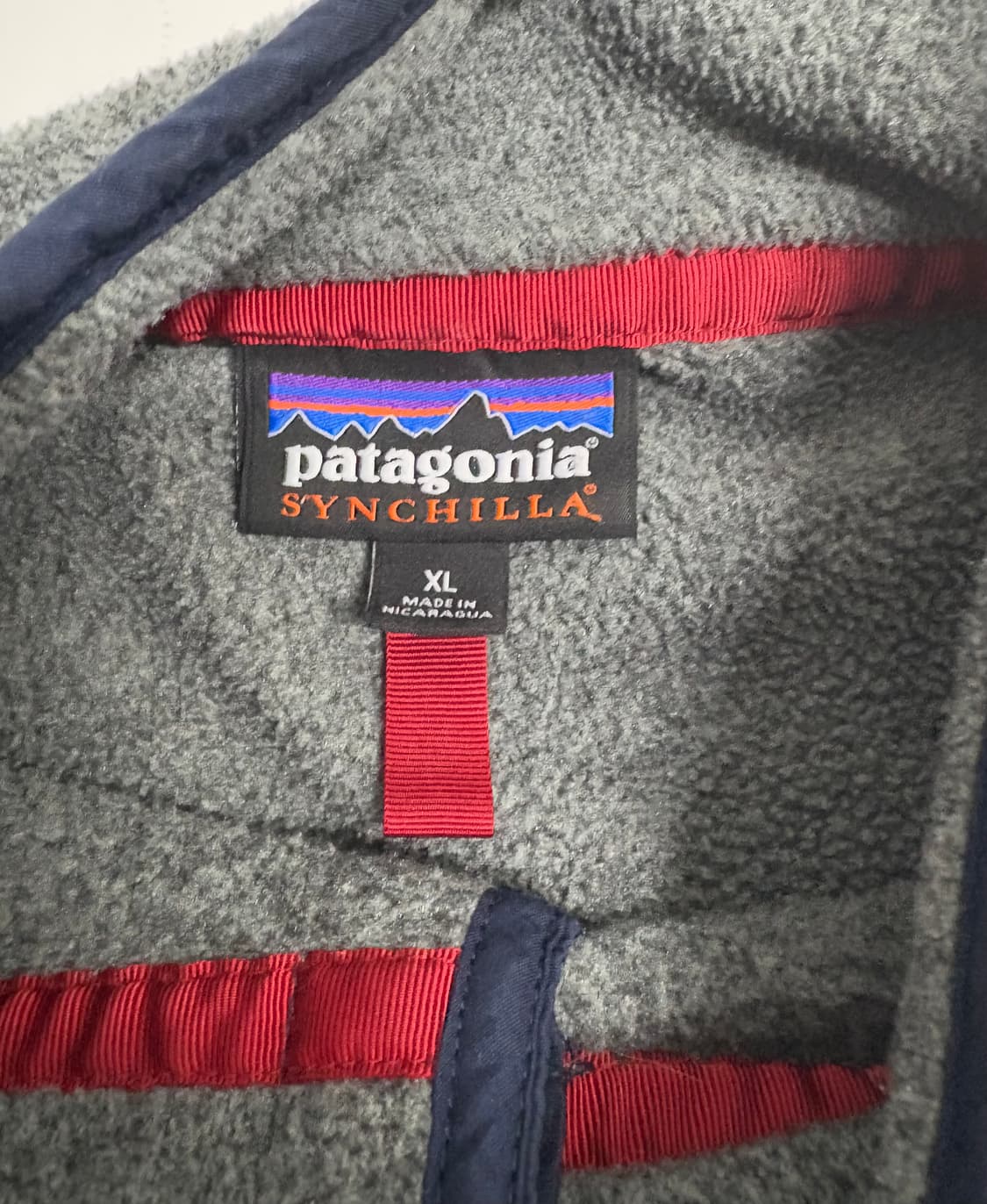 빈티지 파타고니아 신칠라 스냅티 그레이 멘즈XL 상품이미지5