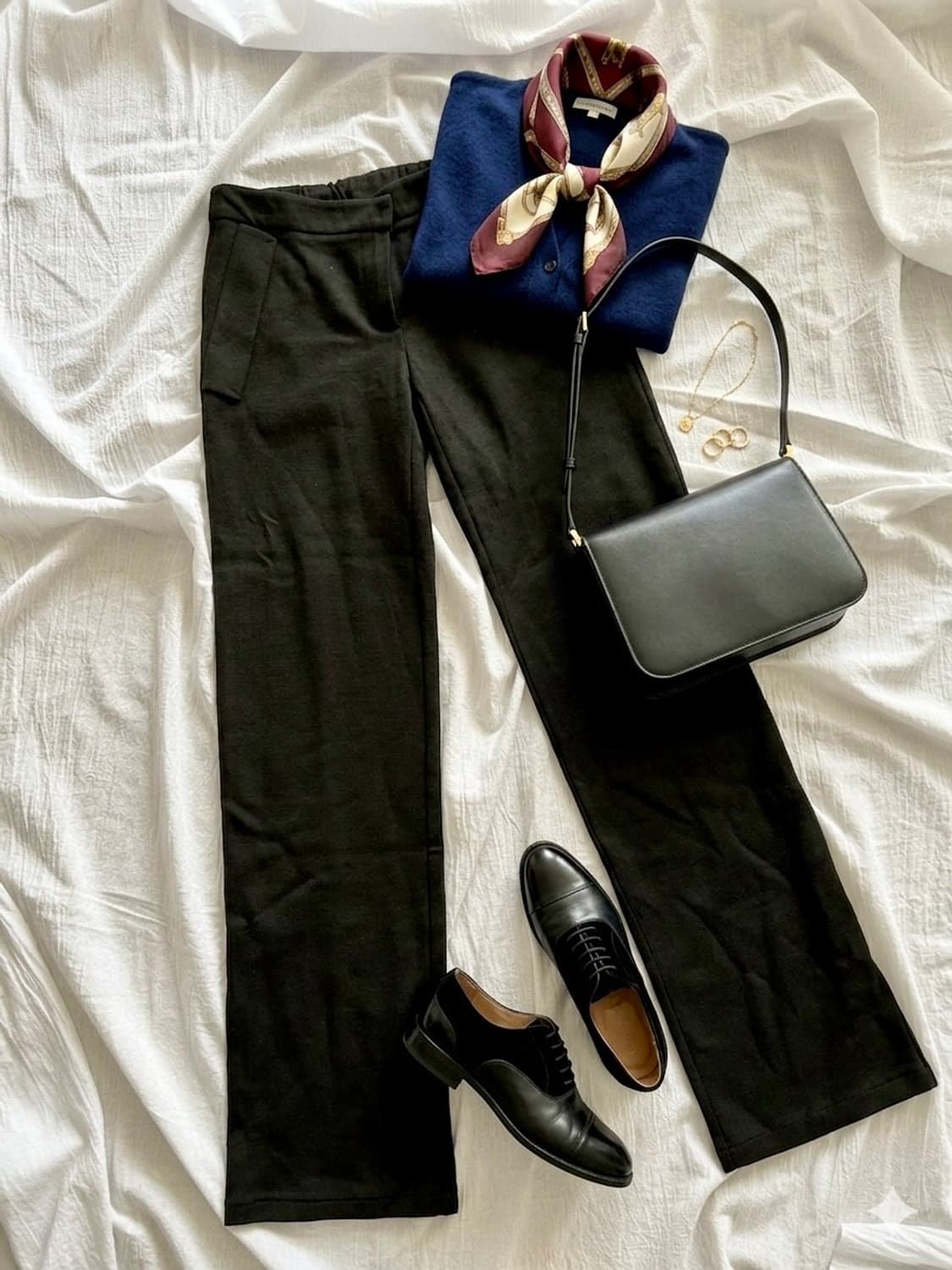 (KUHO) 정품 | 64 블랙 슬랙스 상품이미지1