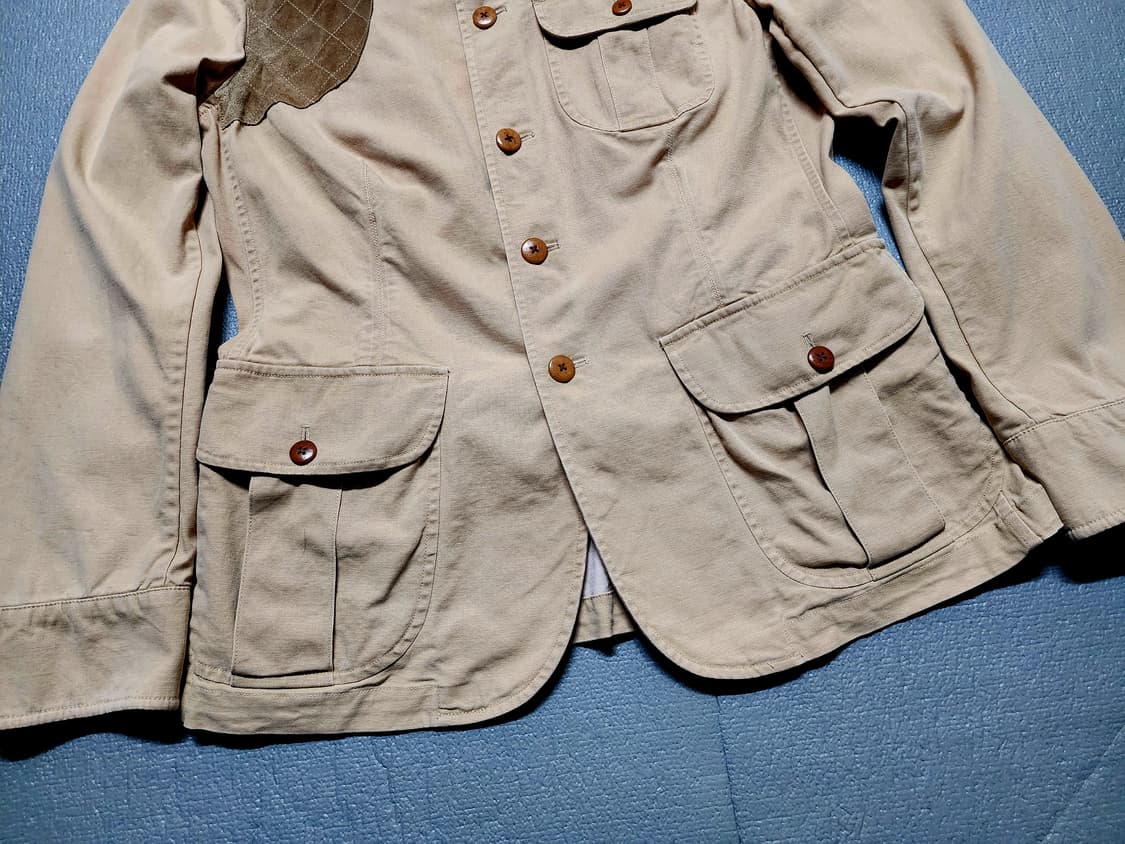 90~00s 빈티지 랄프로렌 코튼 헌팅 자켓 공용 상품이미지3