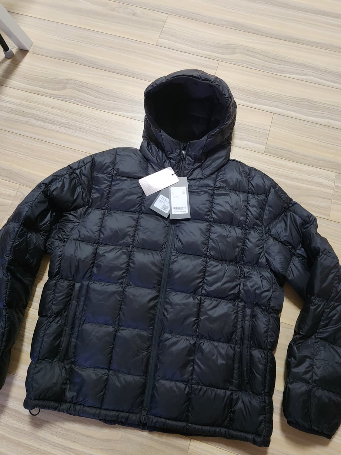 무신사스탠다드스퀘어퀼티드후드패딩점퍼xl 상품이미지1