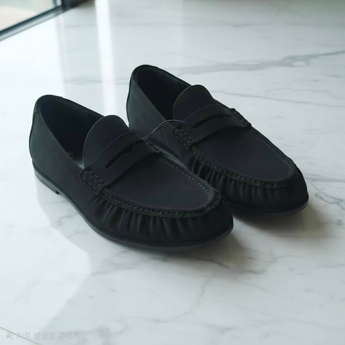 H&m 흐앤므 더로우 맛 페니로퍼 구두 블랙 hm 에이치앤앰 상품이미지2