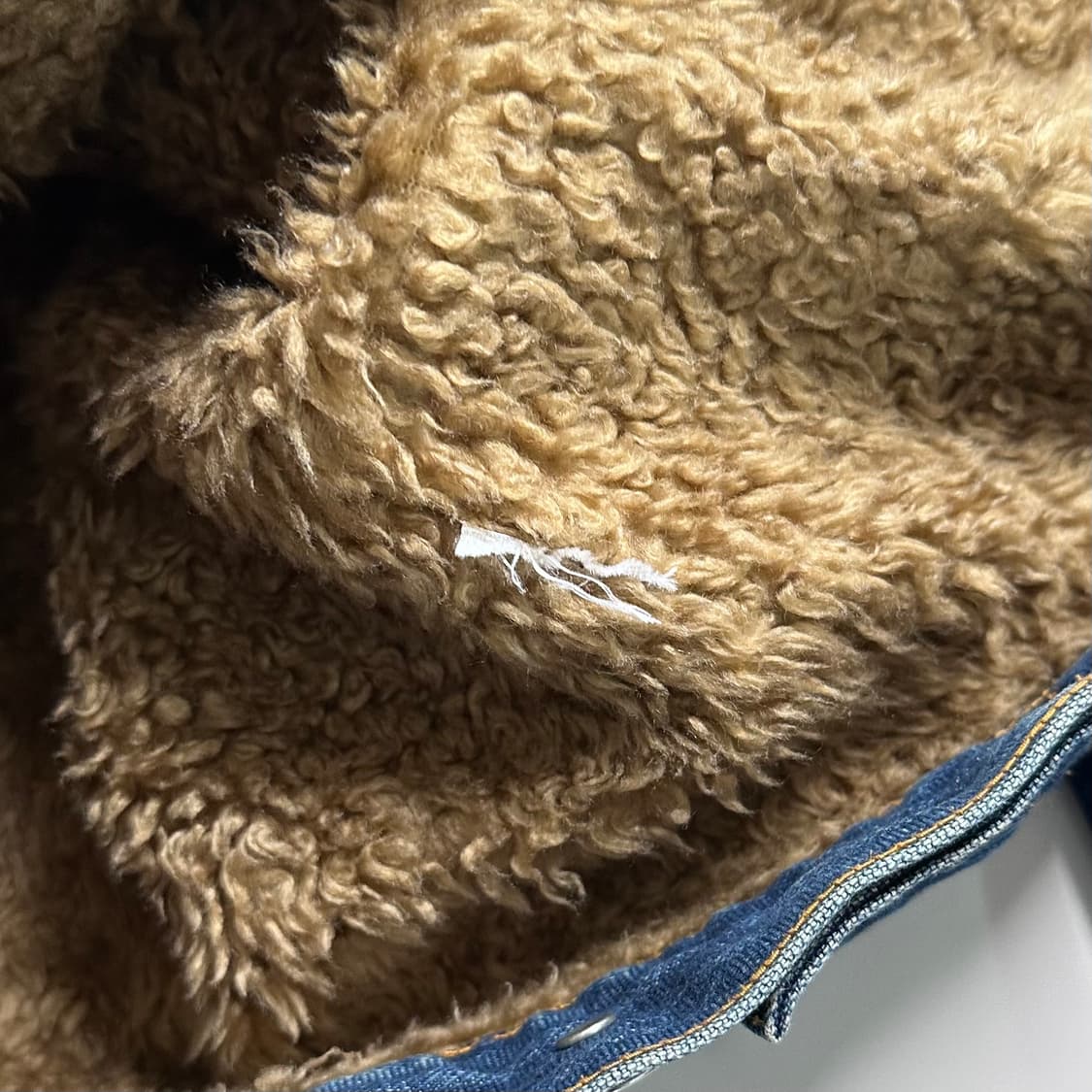 리바이스 헤링본 데님 쉐르파 자켓 상품이미지6