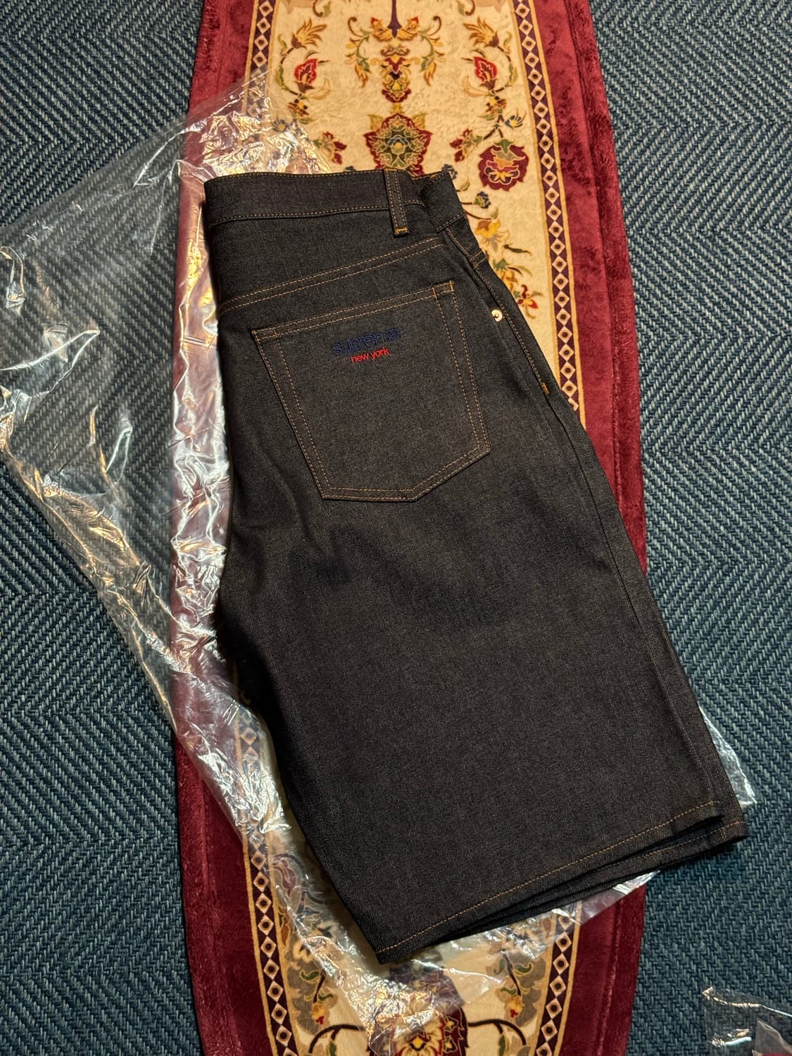 Supreme 슈프림 25ss 반바지 배기핏 셀비지 30 상품이미지1