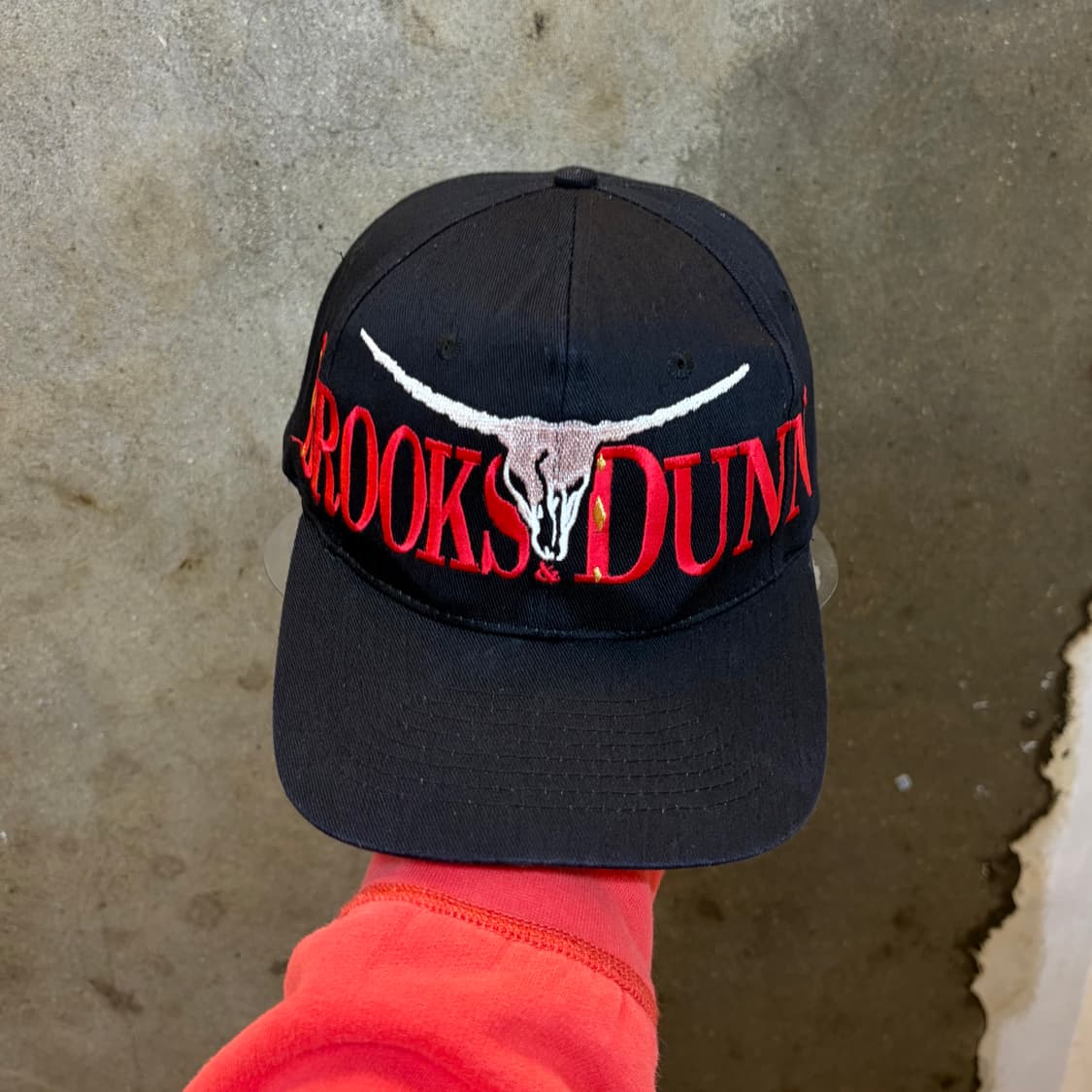 90s USA 빈티지 밴드 브룩스 앤 던 트러커 볼캡 모자 밴드티 상품이미지1