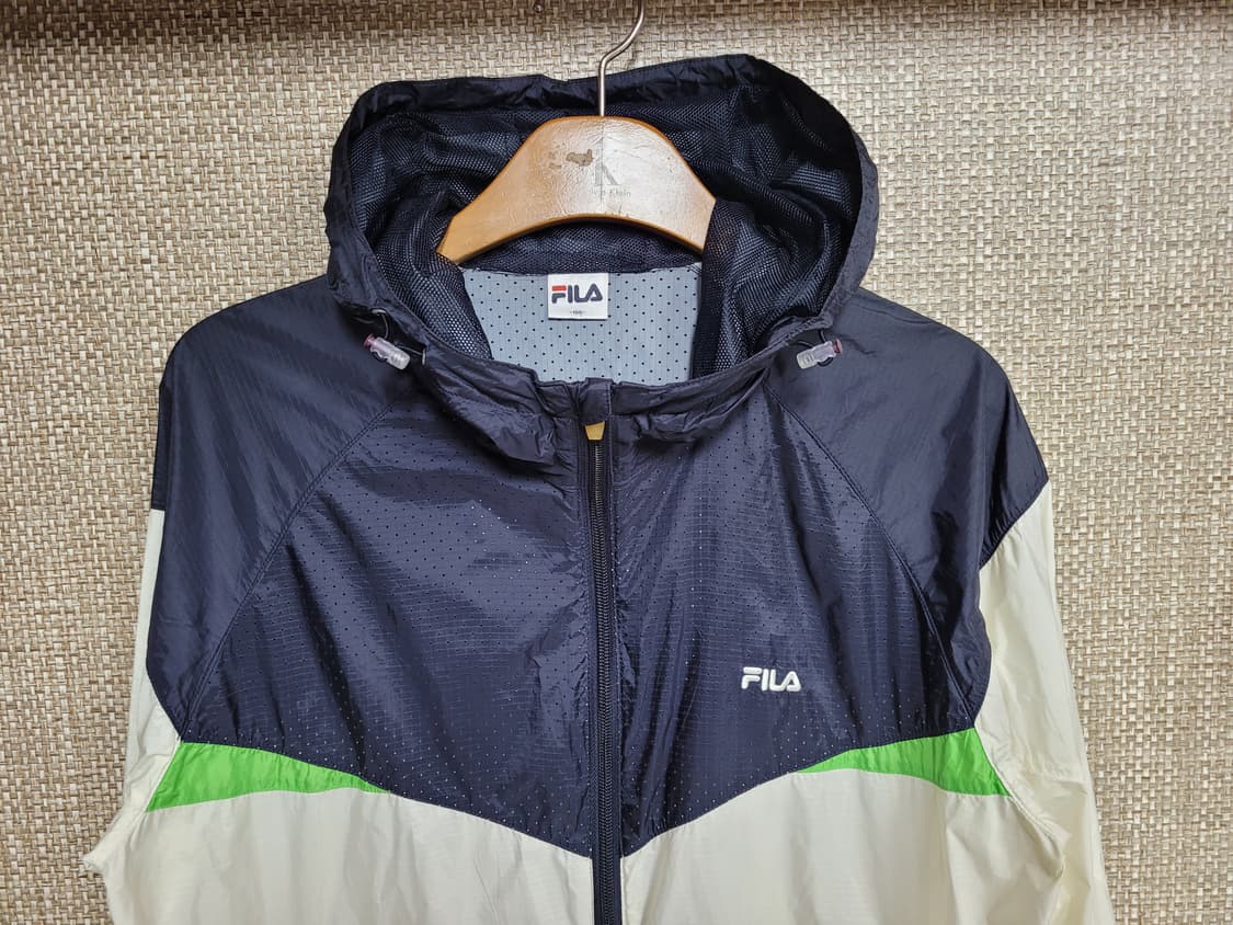 100사이즈 휠라 후드 바람막이 자켓 점퍼  상품이미지2