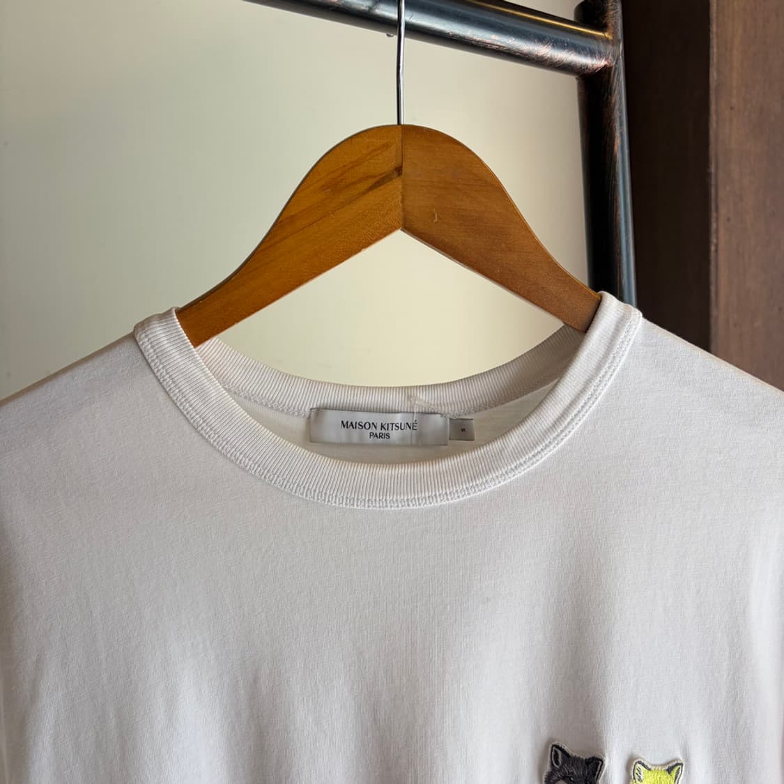 16785 - 메종키츠네 더블 폭스 헤드 반팔 티셔츠 상품이미지3