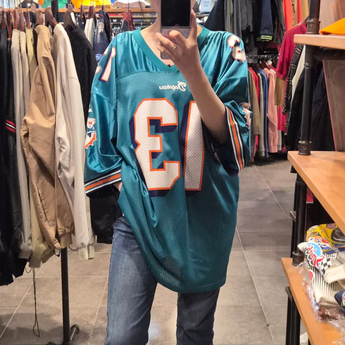 [NO.9] NFL 스타터 마이래미 돌핀스 반팔 져지 상품이미지1