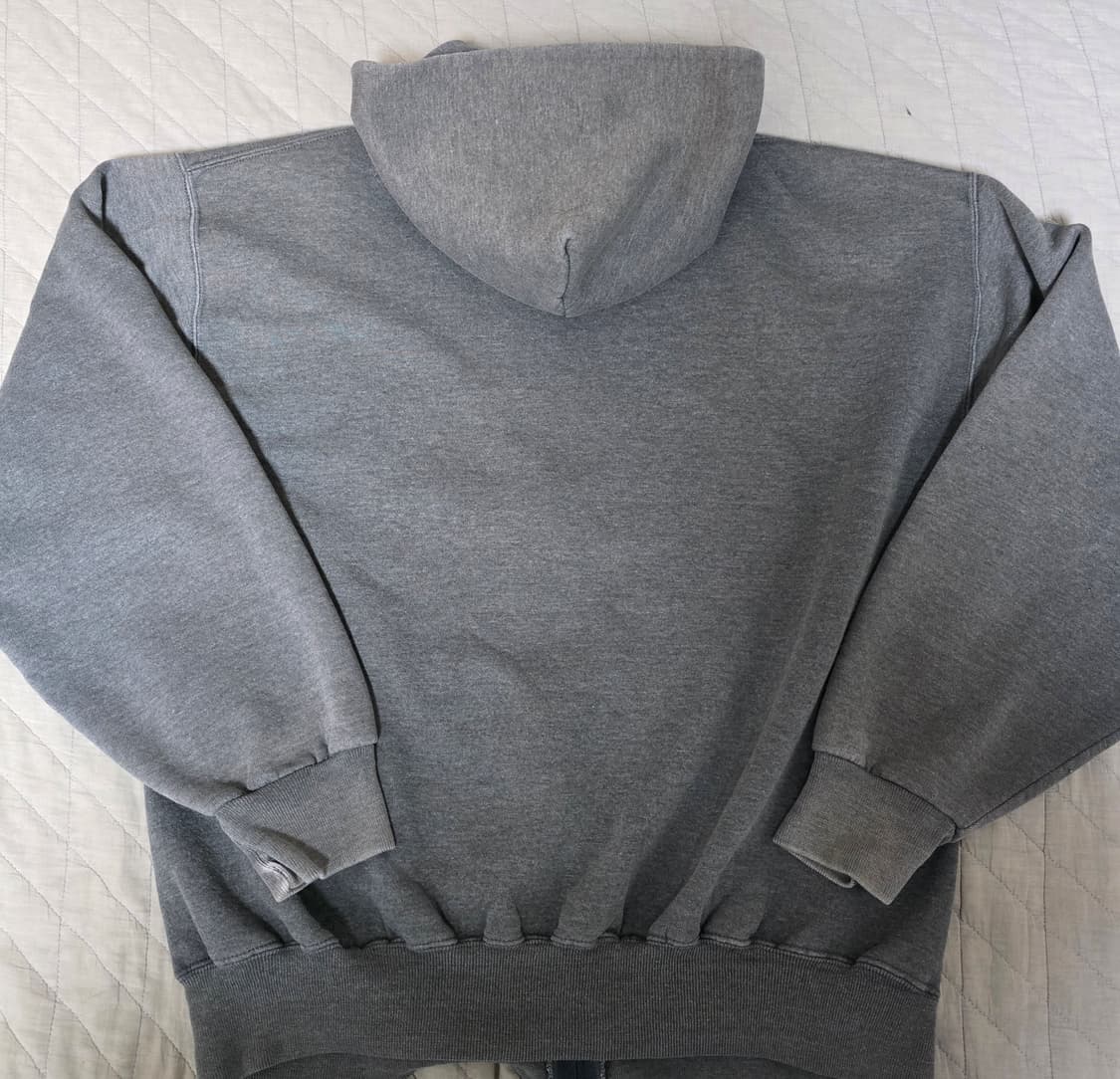 [L] 90s 빈티지 러셀 애슬레틱 후드집업 다크그레이 VER. 페이딩 상품이미지4