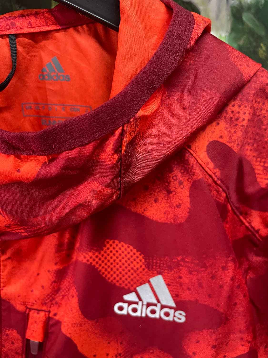 아디다스 카모 패턴 후드 집업 자켓 상품이미지3