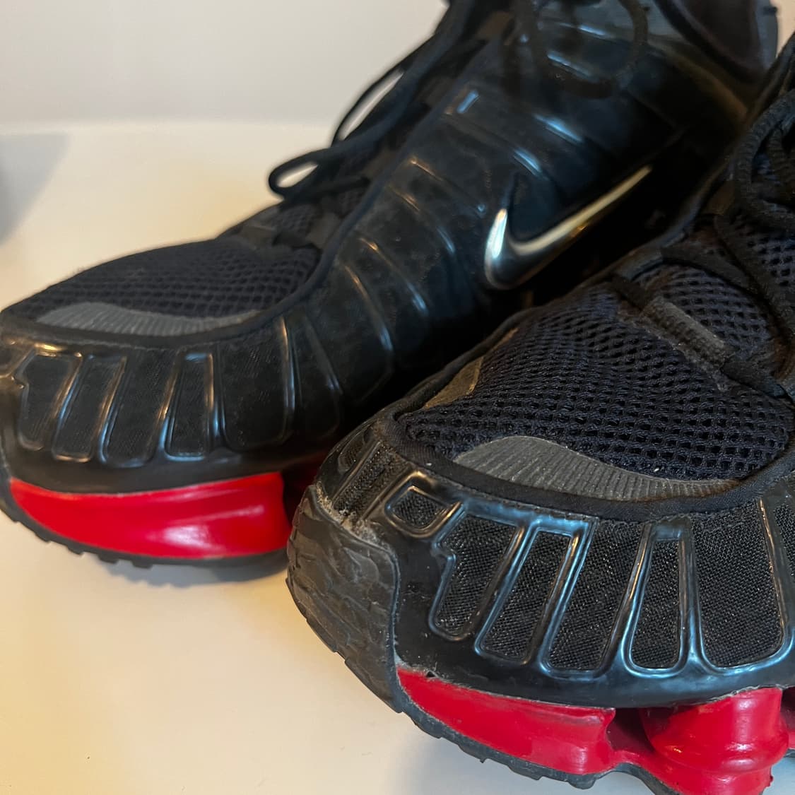 나이키 x 스켑타 샥스 TL 블랙 레드 브레드 상품이미지6