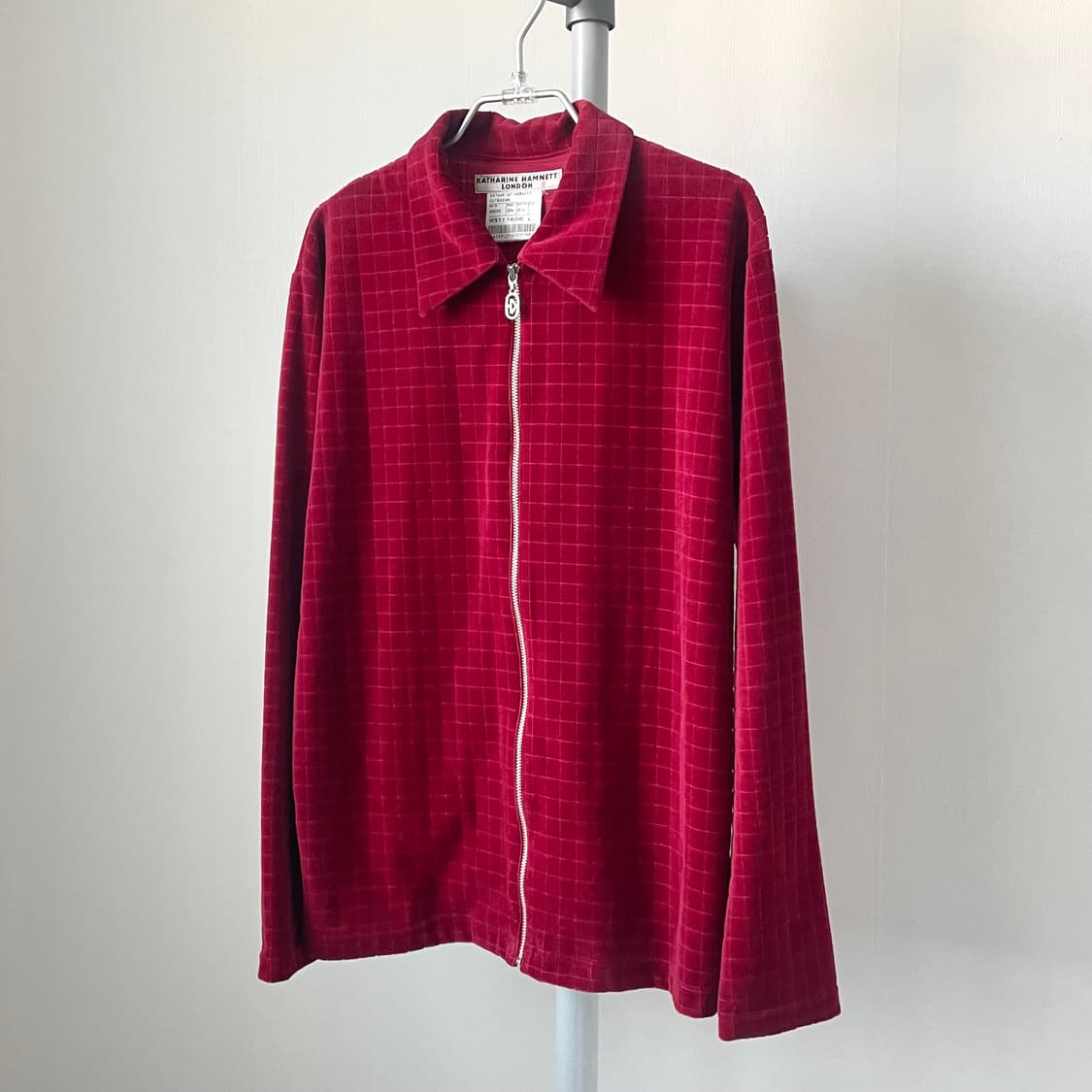 캐서린햄넷 벨루어 집업 자켓 상품이미지1