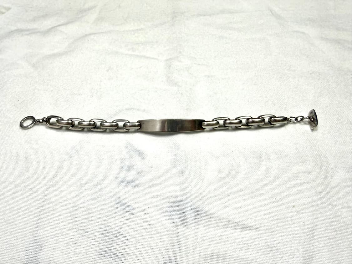 ID 실버 체인 팔찌 상품이미지5