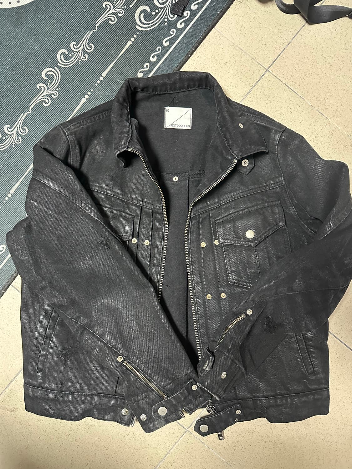 넥스트도어립스 2nd코팅 트러커 자켓 상품이미지2