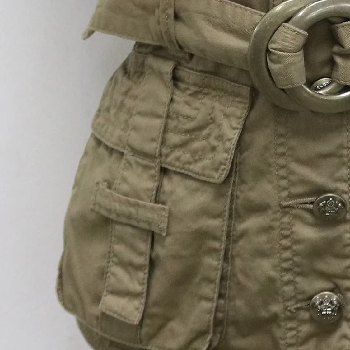 VIEVUS JEAN 벨트 포인트 카고 베스트 63101 상품이미지5