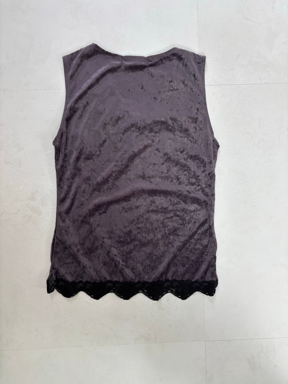 PURPLE VELVET LACE SLEEVELESS 상품이미지8