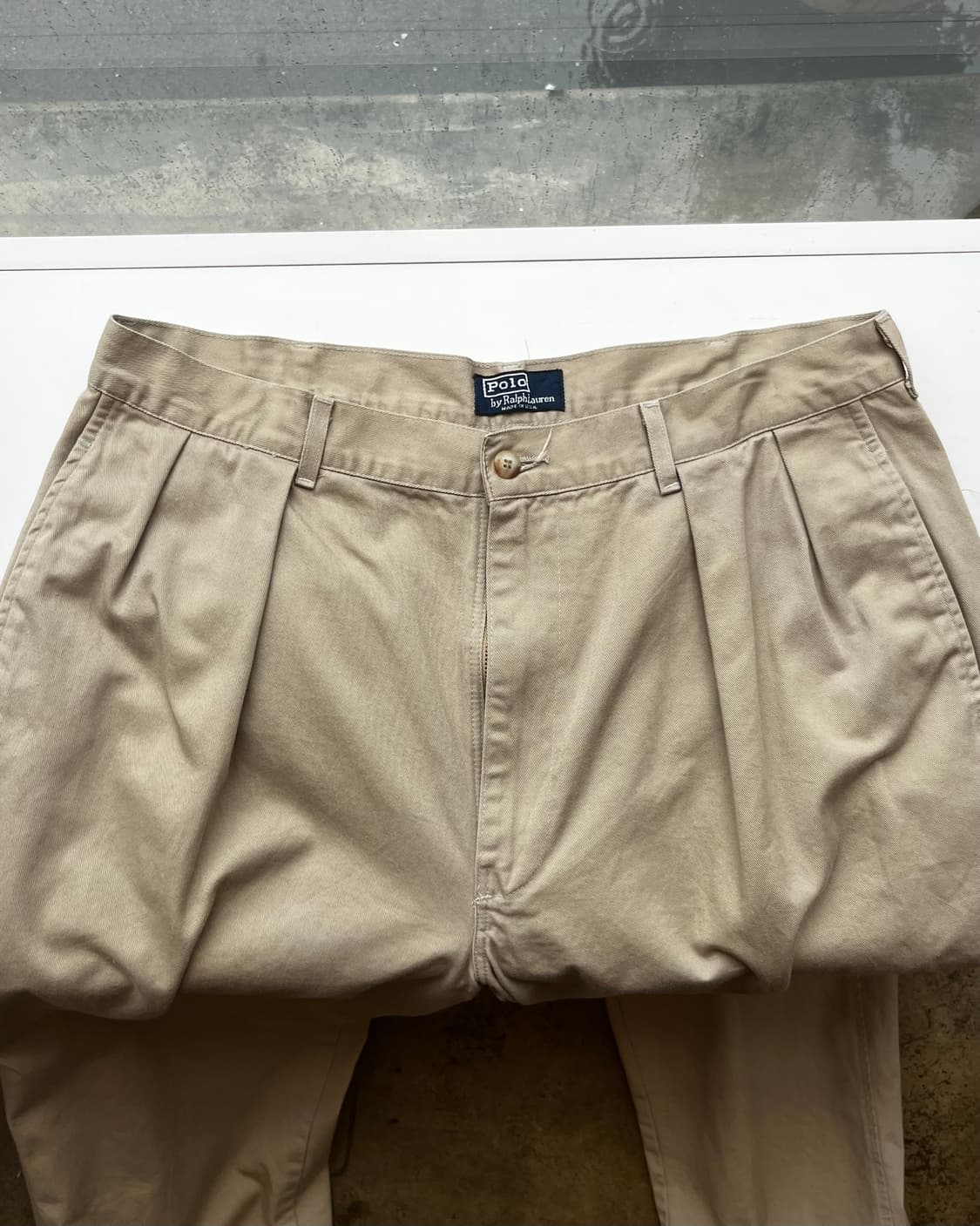 80~90’s Polo “dry goods” chino pants USA 상품이미지3