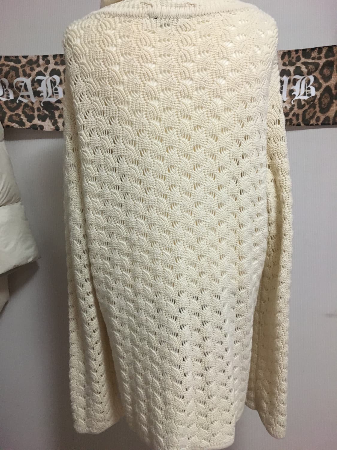 코이세이오 웨이브 니트 가디건 아이보리 모리걸 상품이미지2