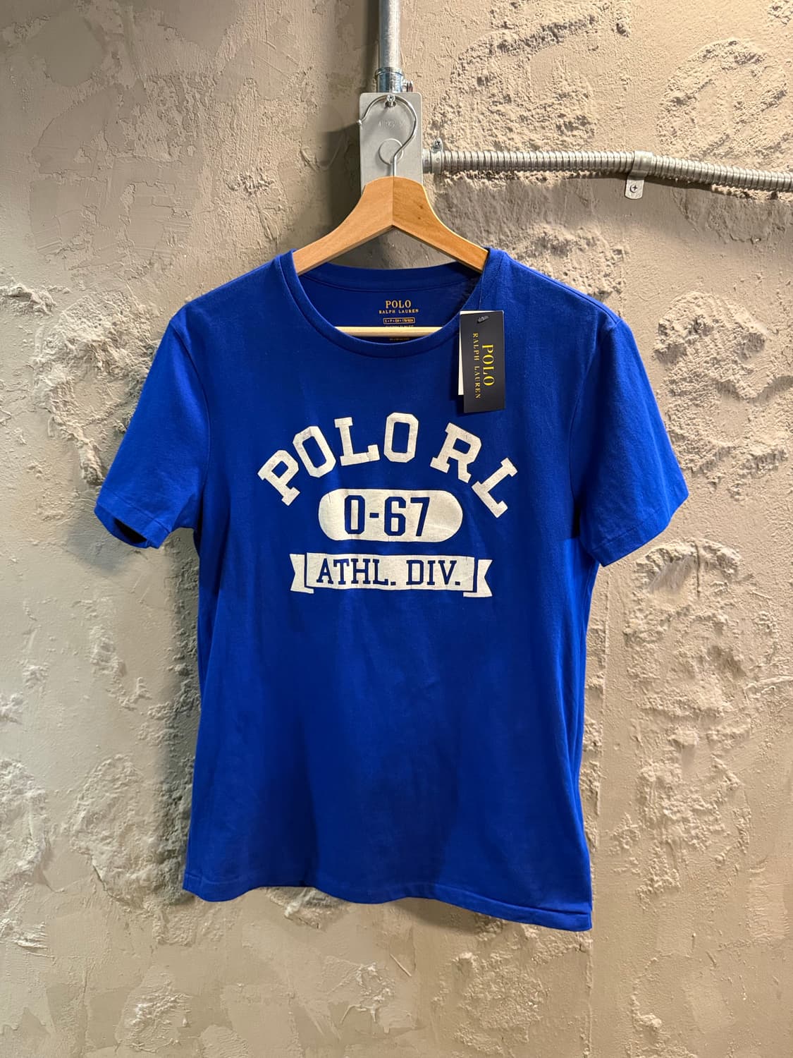 폴로 랄프로렌 POLO 로고 반팔 티셔츠 블루 S 상품이미지1