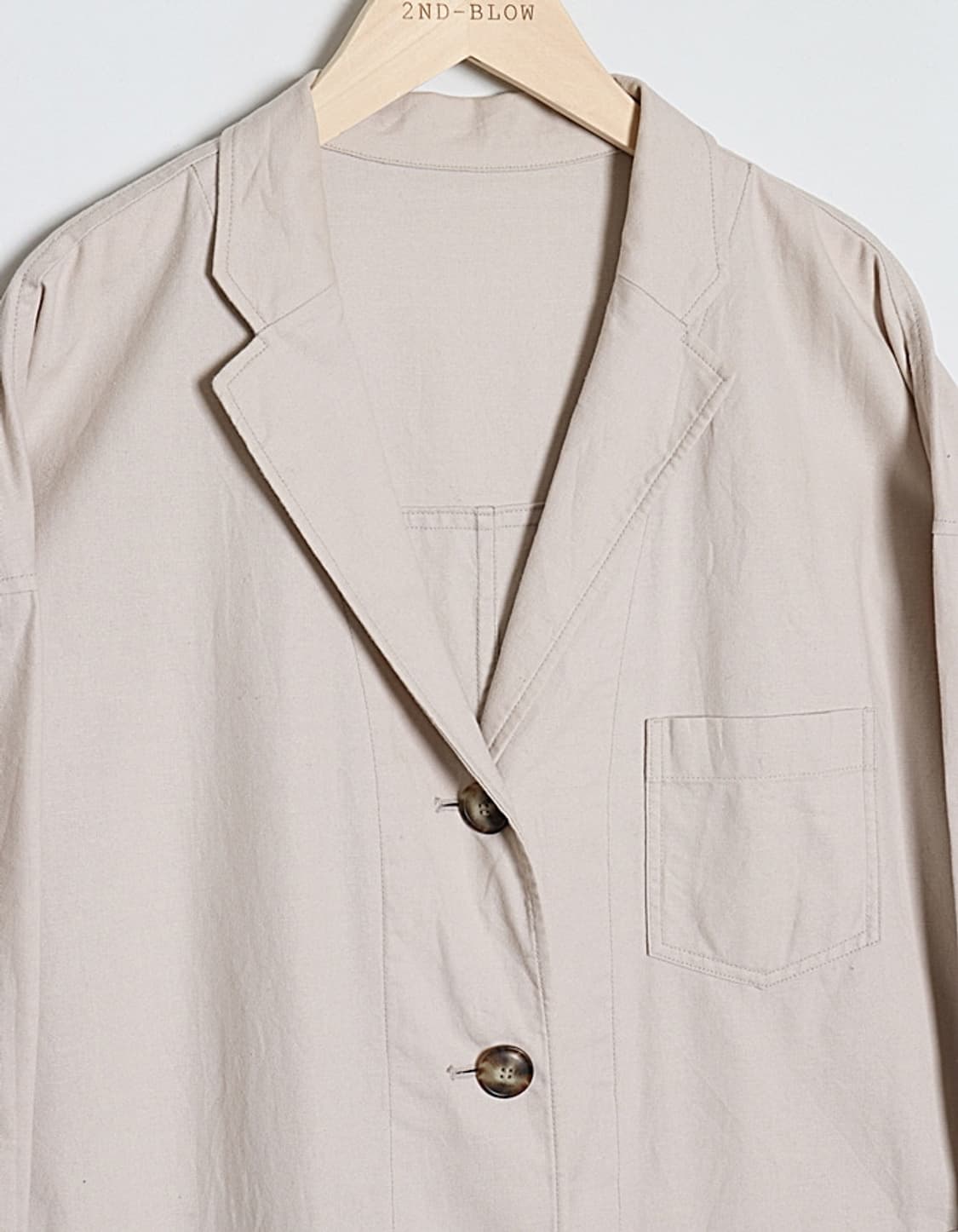 GLOBAL WORK Linen Blend Spring Coat 상품이미지2