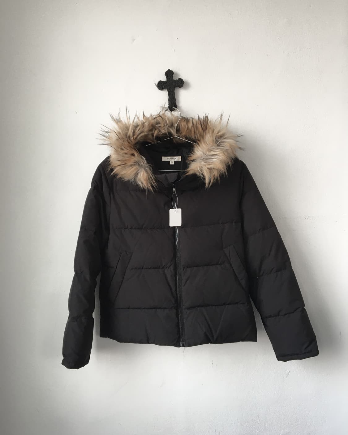 fake fur hood jumper 상품이미지2