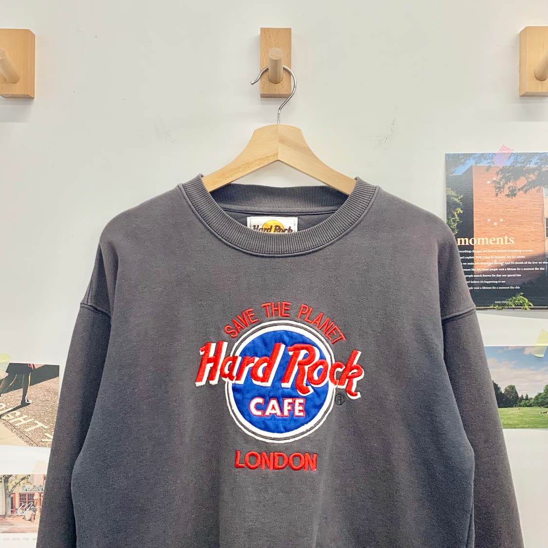 90's Hard Rock CAFE 하드락카페 런던 스웻셔츠   상품이미지2