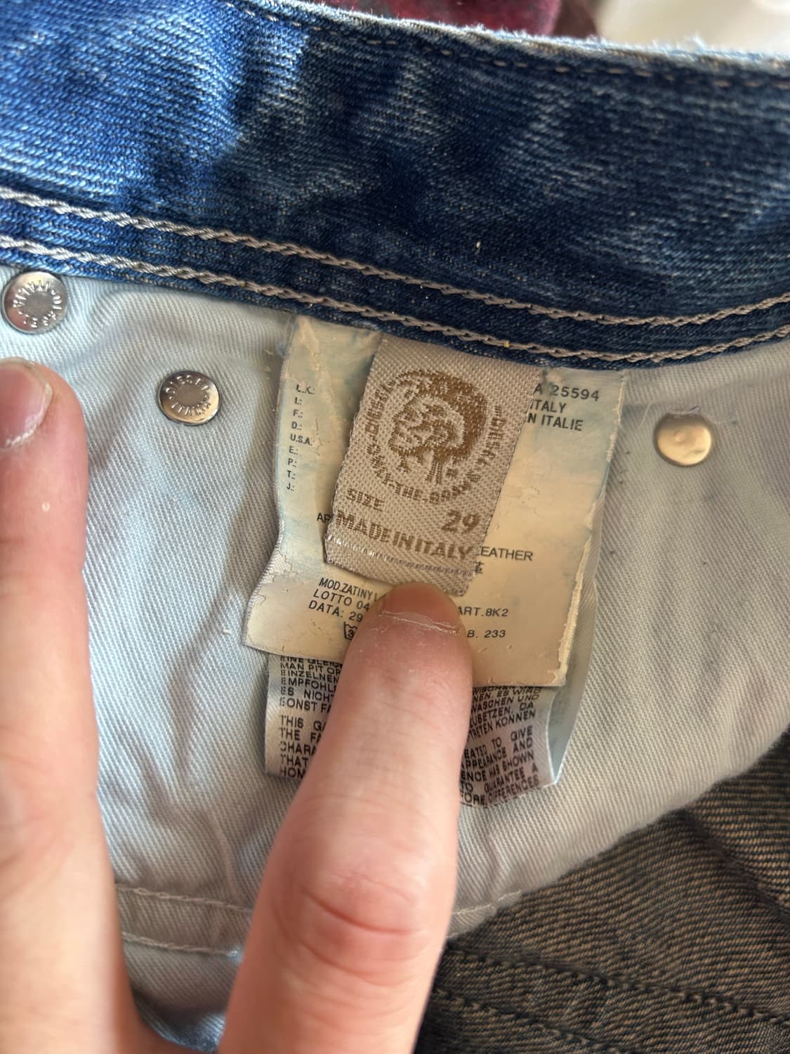 디젤 자티니부츠컷 상품이미지7