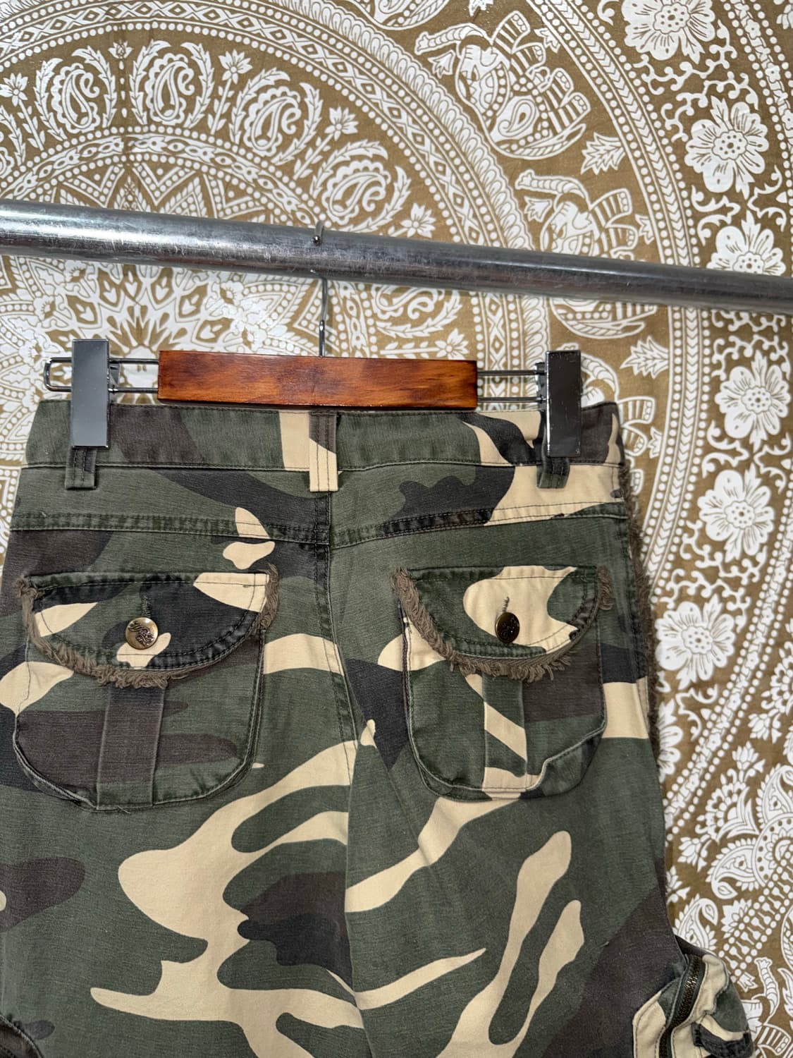 빈티지 여성 카모 카고팬츠  상품이미지6